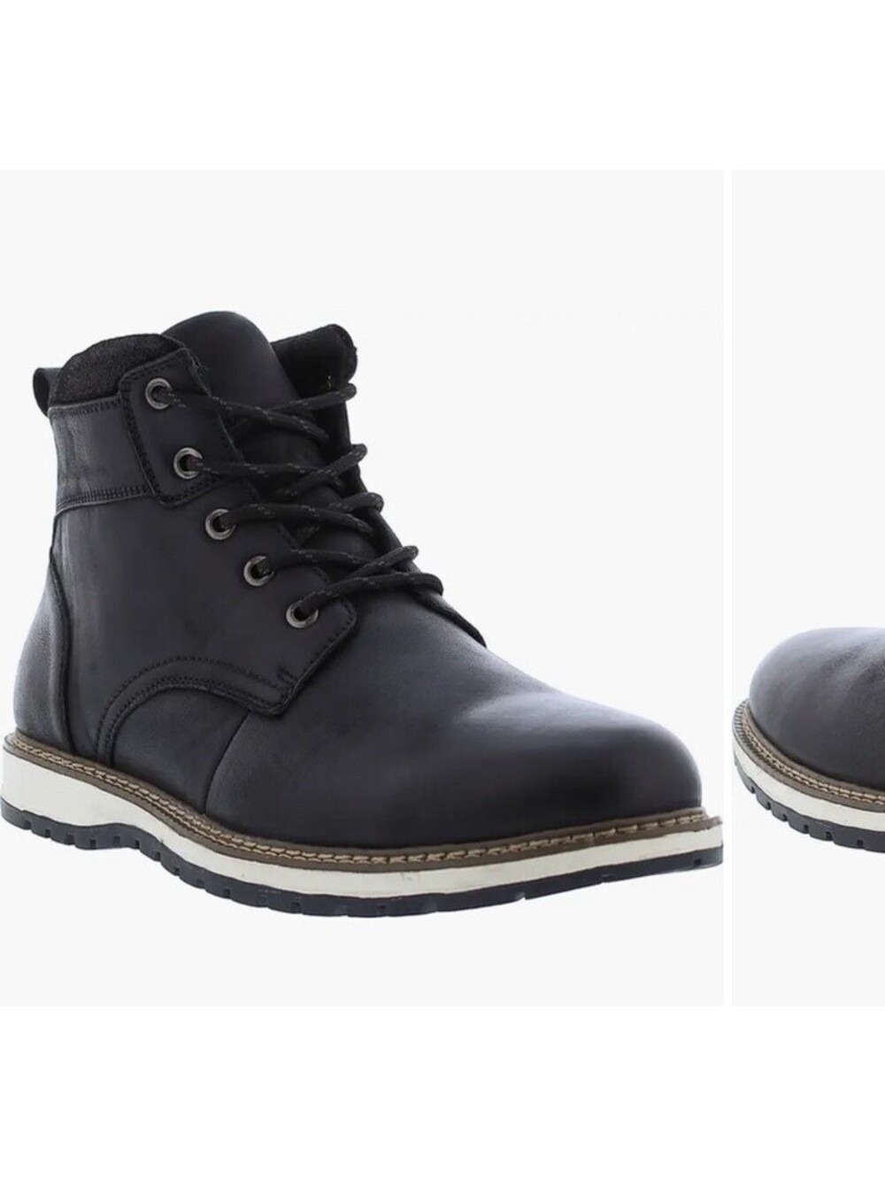 English Laundry Enclave Leather Boots Black Sz 13